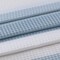 Homeroots 72" White And Blue Striped Shower Curtain 484079 - alternate 3