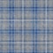 Homeroots 3' X 5' Gray Blue And Ivory Plaid Washable Indoor Outdoor Area Rug 597105 - alternate 2