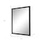 Homeroots 39" Black Framed Accent Mirror 632810 - alternate 3