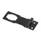 Prime-Line Door and Gate Safety Hasp Hinge Latch with Keyed Twist Knob Lock 3 inch with Screws Matte Black U 117168 - alternate 6