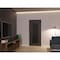Vdomdoors Aluminum Door Iron 1600 Black Entry Steel Metal Classic Painted 36 x 80 (36 x 80)-Left Inswing IRON1600EXD-BLK-W36xH80-LH-I - alternate 2