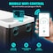 Kplunge 69in 1-Person 2-Jets All-in-One Cold Plunge and Hot Tub Built-in Chiller, Lights, and WiFi in Blue CP-CH7939BL - alternate 4