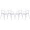Leisuremod Milan Modern Wire Design Chair, Clear, 4PK MW17CL4 - alternate 1