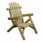 Homeroots 28" X 30" X 39"  Natural Wood Lounge Chair 370285 - alternate 1