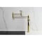 Kingston Brass Deck Mount Pot Filler Faucet with Knurled Handle, Polished Brass KS3702RKX - alternate 3