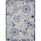 Homeroots 8' X 11' Blue And Gray Floral Indoor Outdoor Area Rug 546695 - alternate 1