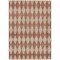 Homeroots 8' X 10' Orange And Copper Geometric Washable Indoor Outdoor Area Rug 577082 - alternate 4