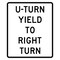 Sign Solutions Usa Traffic Sign, 30 in Width, Aluminum Sign, Vertical Rectangle DUS10DWT3036R10-16 - alternate 1