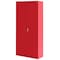 Sandusky Lee Storage Cabinet, 72 in H, 30 in W, 18 in D, Swing, Keyed, Red, 3 Shelves VF31301872-01 - alternate 3