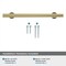 Amerock Radius 5-1/16 inch 128mm Center-to-Center Golden Champagne Cabinet Pull BP36866BBZ - alternate 3