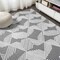 Jonathan Y Jazz High-Low Pile Art Deco Geometric Black/Ivory 3 ft. x 5 ft. Indoor/Outdoor Area Rug SBH106A-3 - alternate 5