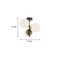 Afx Arren - LED Semi-Flush Mount - Light Antique Brass ARNC17LAJD4LB - alternate 2