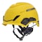 Msa Safety V-Gard H1 Safety Helmet, Trivent, Fas-Trac III Pivot, ANSI, EN12492, Class C, Yellow 10194787 - alternate 1