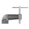 Performance Tool 8 in. C-Clamp, Ductile Iron, Swivel Pad, Chrome Plated Screw W215C - alternate 4