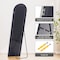 Simple Deluxe infinipower Arched Full Length Mirror, Floor Mirror with Stand, 59inx16in Standing or Leaning Full 3A88MIROGZ1659BLK - alternate 2