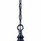Homeroots Three Light Matte Black Eastern Lantern Hanging Light 398006 - alternate 2