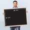 Crestline Products 36 x 48 Wood Framed Black Chalkboard 34200 - alternate 4