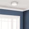 Westinghouse Lauderdale 11in 23W LED Indoor Flush Mount, Color Temp Select, Brushed Nickel, Frosted Acrylic 6136000 - alternate 4