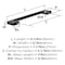 Amerock Cityscape 5-1/16 inch (128mm) Center-to-Center Oil-Rubbed Bronze Cabinet Pull, 25PK 25VMP37132ORB - alternate 3