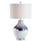 Jonathan Y Mia 27" Glass/Metal LED Table Lamp, Blue/White JYL1065A - alternate 1