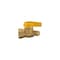 Proline Series 7701G Series 1-Piece Straight Gas Valve, 3/8 x 1/2 in Connection, Flare x FIP, Brass Body 114-522HN - alternate 3