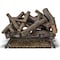 Bluegrass Living Vented Natural Gas or Propane Fireplace Log Set With Remote Control Kit, 24" Rustic Oak, 55,000 BTU BVL24-3-RO - alternate 5