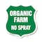 Signmission No Spray Shield Sign Organic Farm, 12 Inch X 12 Inch, Aluminum Metal Sign SHI-A-12-406 - alternate 1