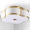 Jonathan Y Quatrefoil 18" Scalloped Shade Metal Classic Glam LED Flush Mount, Brass Gold JYL9508B - alternate 3