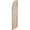 Ekena Millwork Riverwood 2 Equal Flat Panel w/Quarter Round Arch Top Faux Wood Shutters, 15W x 86H, 71 Low Side, PR SHUFPQ15X86RWPR - alternate 4