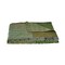 Homeroots 50" X 70" Green Patchwork Silk Quilted Kantha Throw Blanket with Embroidery 516588 - alternate 3