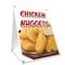 Signmission Chicken Nuggets, 36 Inch x 24 Inch A-frame Yard Sign, Plastic Sign SBC-2436-Chicken Nuggets - alternate 1