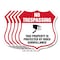 Signmission No Trespassing Shield Sign This Property, 12 inch X 12 inch, Aluminum Metal Sign, 5PK SHI-A-5Pack-12-424 - alternate 1