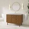 James Martin Vanities Laurent 48" Single Vanity, Honey Oak w/ 3 CM Victorian Silver Silestone Top 545-V48-HNO-3VSL - alternate 2