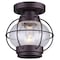 Canarm Flush Mount, 1 Light, 60W, 7-3/4x8-1/4" IFM636A08ORB - alternate 1