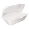 Dart Foam Hoagie Container with Removable Lid, 9.8x5.3x3.3, White, PK500 99HT1R - alternate 1
