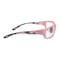 Crossfire Safety Glasses, Clear Lens, Pearl Pink Frame, Full-Frame, Yes, 1 PR 2254 - alternate 2