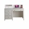 Homeroots White Wood Computer Desk With 3 Drawers And Keyboard Drawer 376973 - alternate 3