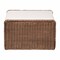 Bali & Pari Derris Bohemian Peanut Brown Braided Rattan Footstool 256-14076-ZORO - alternate 3