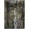 Homeroots 9' X 12' Charcoal And Black Abstract Washable Indoor Outdoor Area Rug 603165 - alternate 3