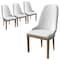 Leisuremod Verisma Collection Modern Wooden Dining Chair in White, 4PK VC57W4 - alternate 1