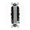 Leviton Decora Rec 15A 125V/16A 250V LtAl 5835-T - alternate 3