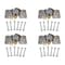 Mytee Products Heavy-Duty Hidden Shackle Hockey Puck Padlock Set w/Hasp - Keyed Alike, 4PK CTL-HASPPL-KEYEDx4 - alternate 3