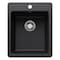 Blanco Bar Sink, 1 bowl, Silgranit, 20.50 in W x 16.75 in L x 8.39 in H 443234 - alternate 1