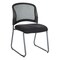 Office Star Products ProGrid Titanium & Black Visitors Chair, Sled Base, Freeflex Coal 86725R-30 - alternate 1