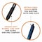 Bic Soft Feel Ballpoint Pen, Retractable, Medium 1 mm, Black Ink, Black Barrel, 12PK SCSM11-BLK - alternate 9