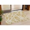 Homeroots 3' X 5' Gold And Ivory Geometric Washable Indoor Outdoor Area Rug 600450 - alternate 1