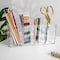 Martha Stewart Kerry Plastic 4 Compartment Pen Holder Office Desktop Organizer with Gold Trim BE-PB7357-G-CLRGLD-MS - alternate 5
