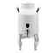 Service Ideas Thermo-Urn Dairy Dispenser 1.5-Gallon Vacuum Insulated Dispenser with Regal Leg in White DD15WHRG - alternate 2