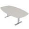Skutchi Designs Arc Boat Conference Table With Power, 48 in W, 72 in L HAR-ABOT-48X72-T-K458-NA - alternate 1