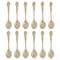 Hic Kitchen Fino Spoon Demi Gold Plate Traditional 12Pc DS-8G/12 - alternate 1